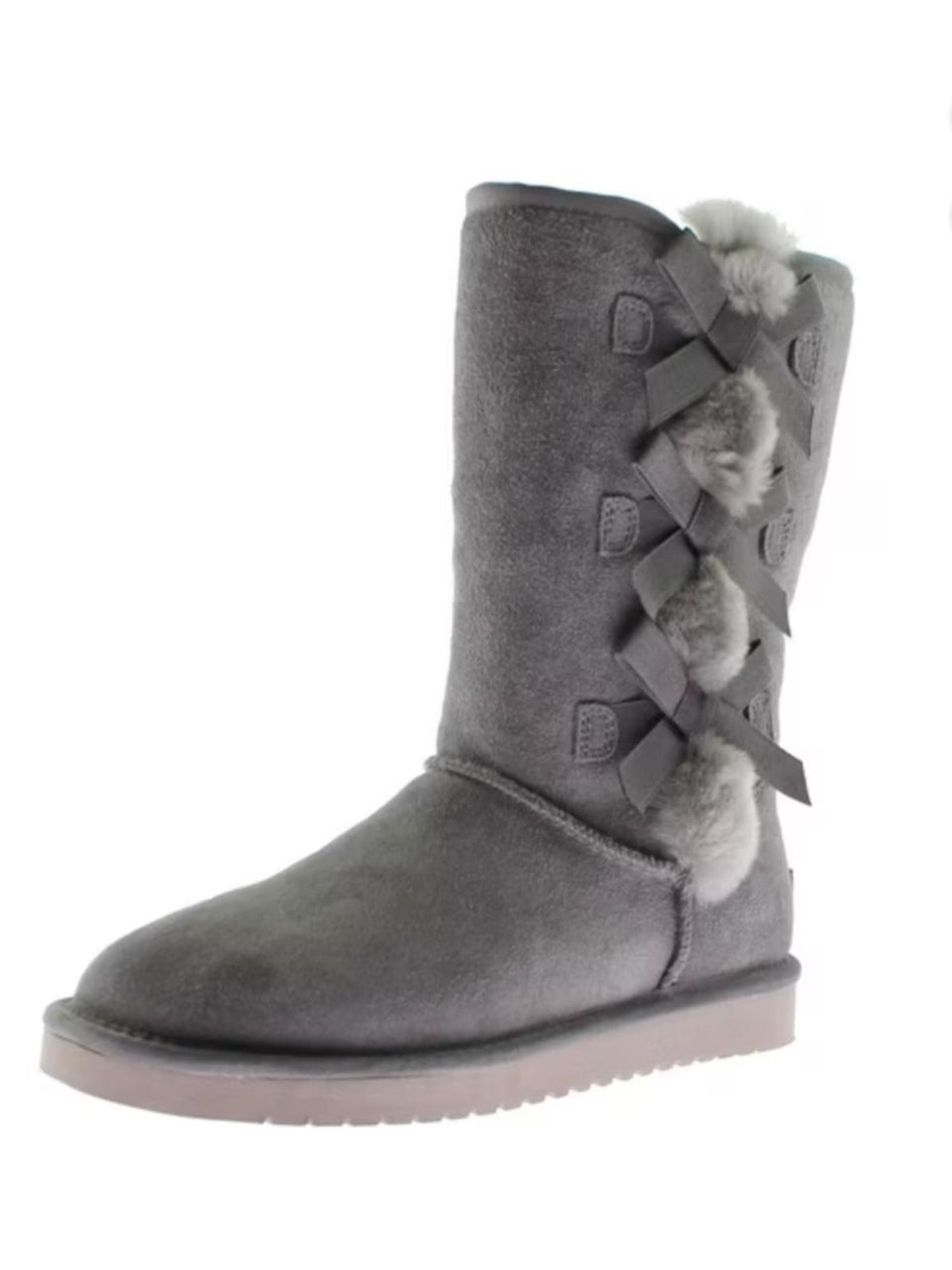 UGG Gray Bow Boots